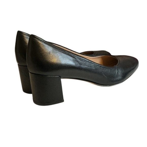 Naturalizer 27 Edit Women's 7M Rebecca Pump Heels Black Leather Support Comfort - Picture 3 of 12